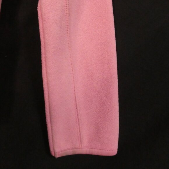 Y2K - OLD NAVY BRAND | medium | Pink Fleece Hooded Zip-Up Jacket | Zip Pockets - Picture 15 of 16